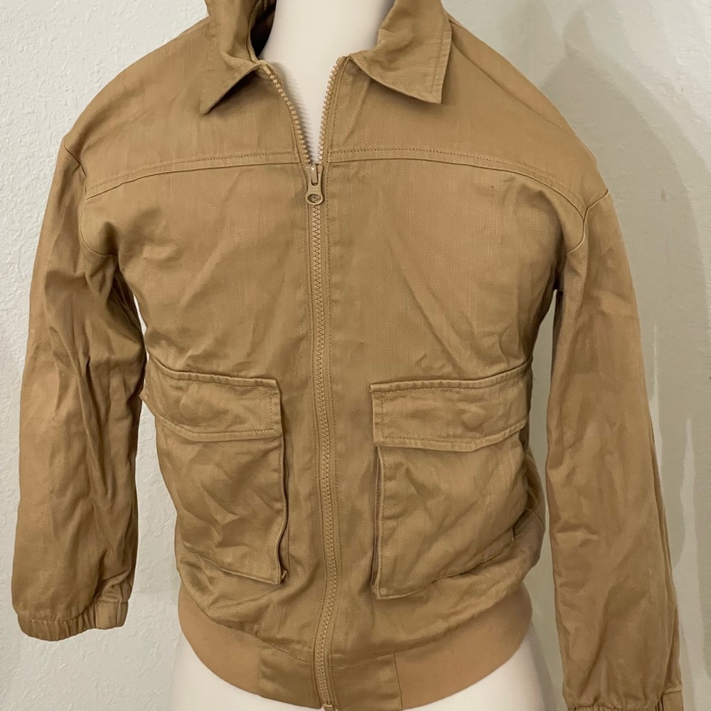 Art Class Tan Kids Military Jacket M (8)